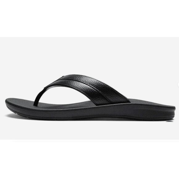 Okabashi Voyager Flip Flop Sandals Mens Eco-Friendly Made USA Black size 10 - Picture 3 of 5
